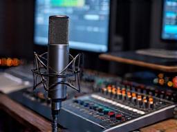 Microphone and sound mixing board