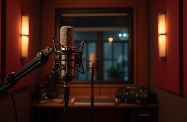 Isolated vocal recording booth